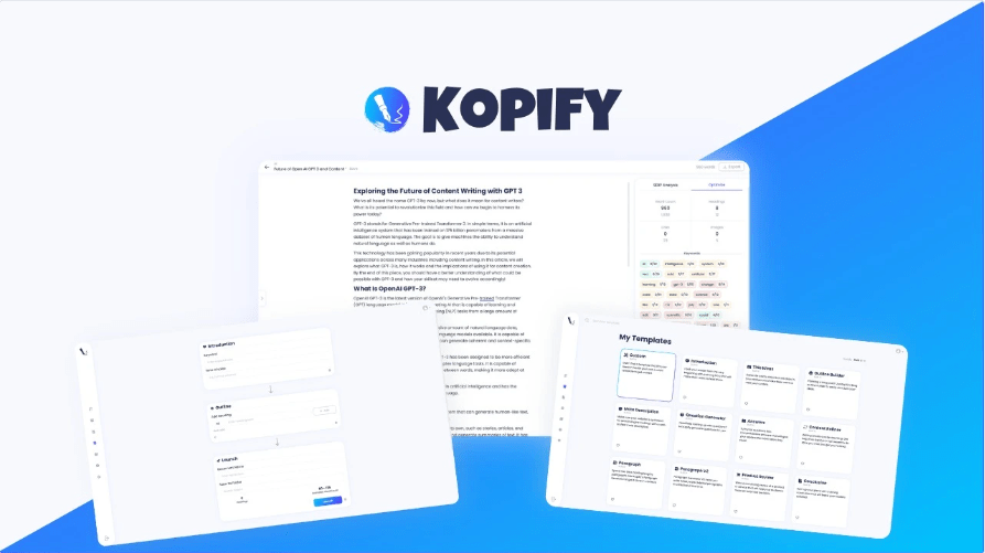 The Future of Content Creation: How Kopify AI and GPT-3.5 Technology Are Revolutionizing the Industry