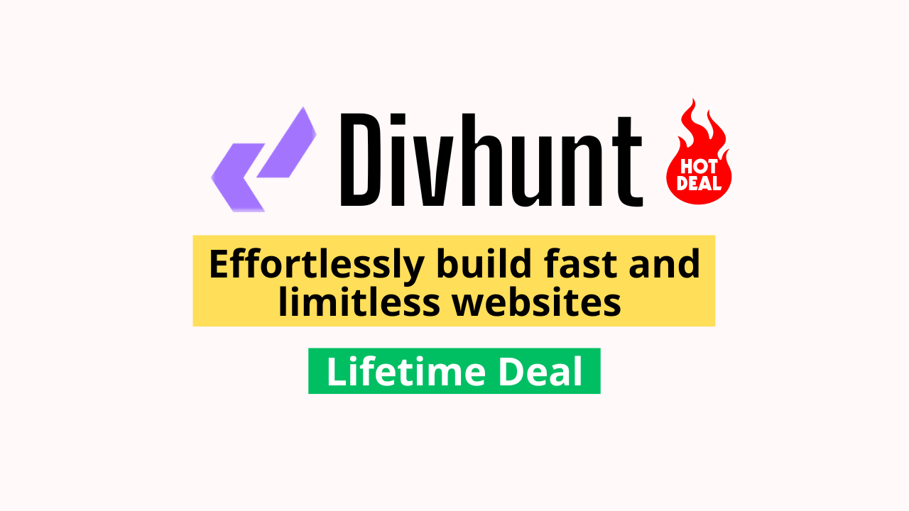 Divhunt lifetime deal